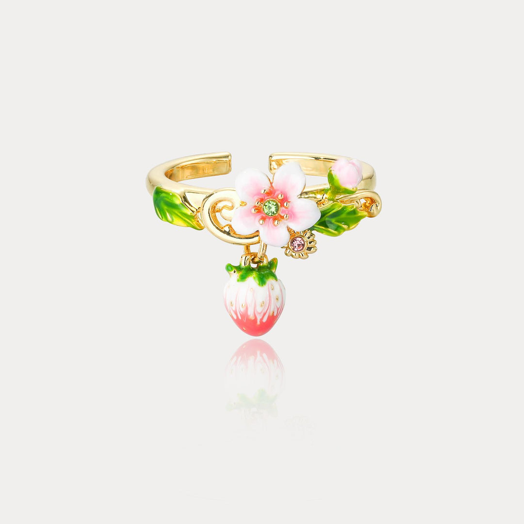 Selenichast Strawberry Bloom Ring