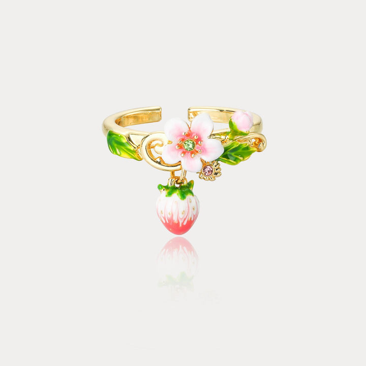 Selenichast Strawberry Bloom Ring