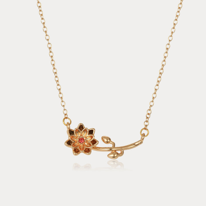 Larkspur Necklace - July Birth Flower