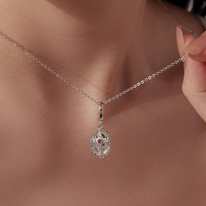 Cross Locket Necklace