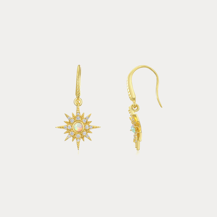 Opal Sun Earrings