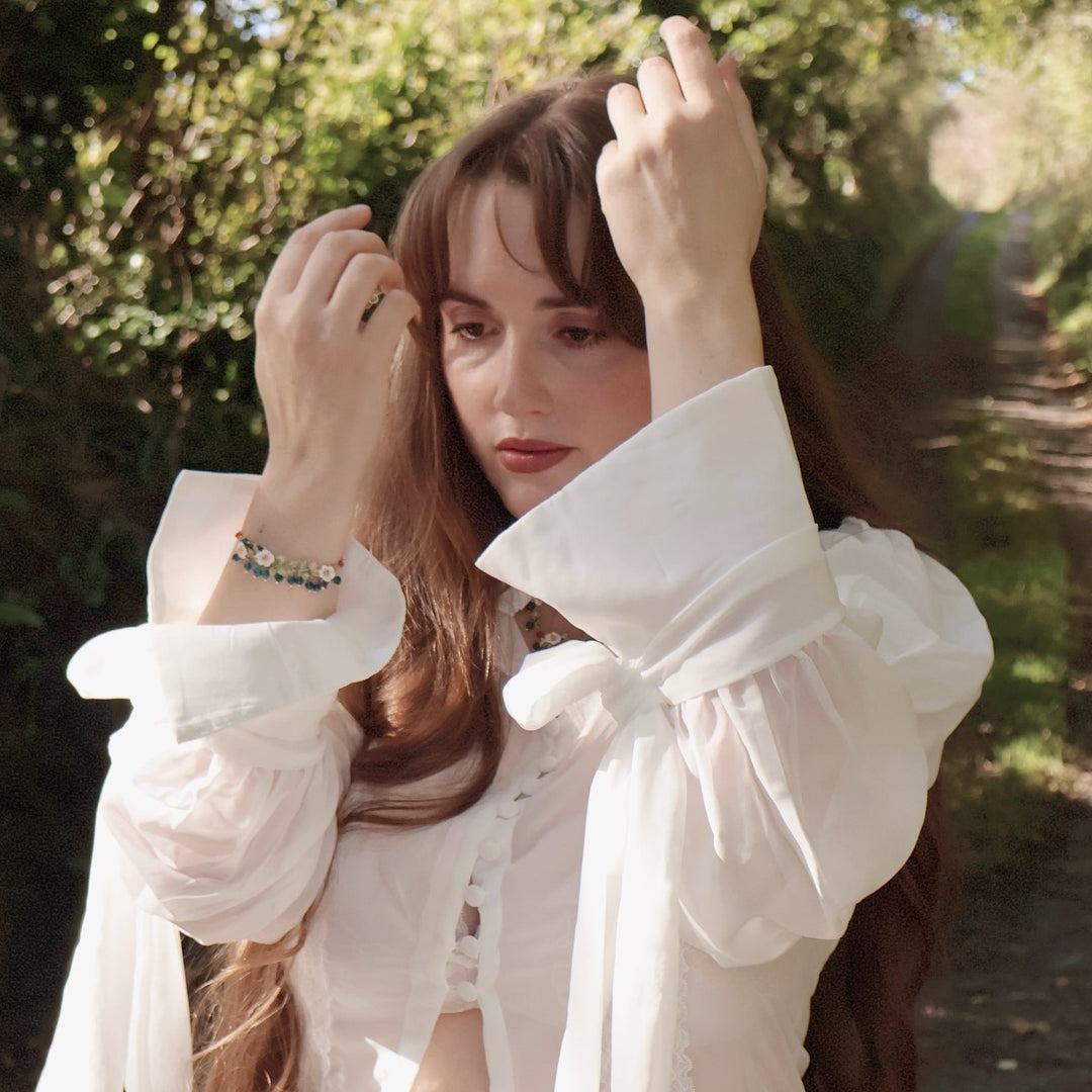 Blueberry Flower Bracelet