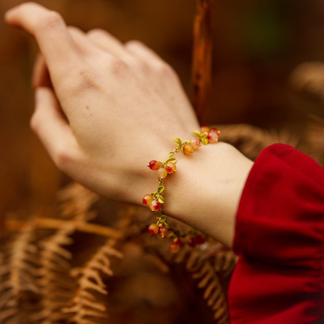 Selenichast Orange Berry Bracelet
