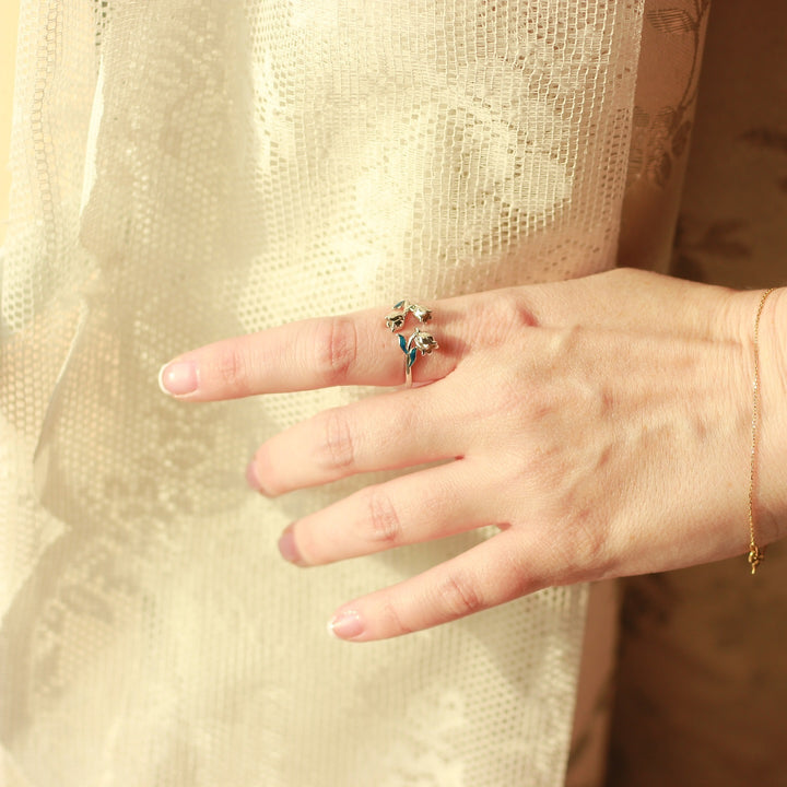 Lily of the Valley Silver Ring