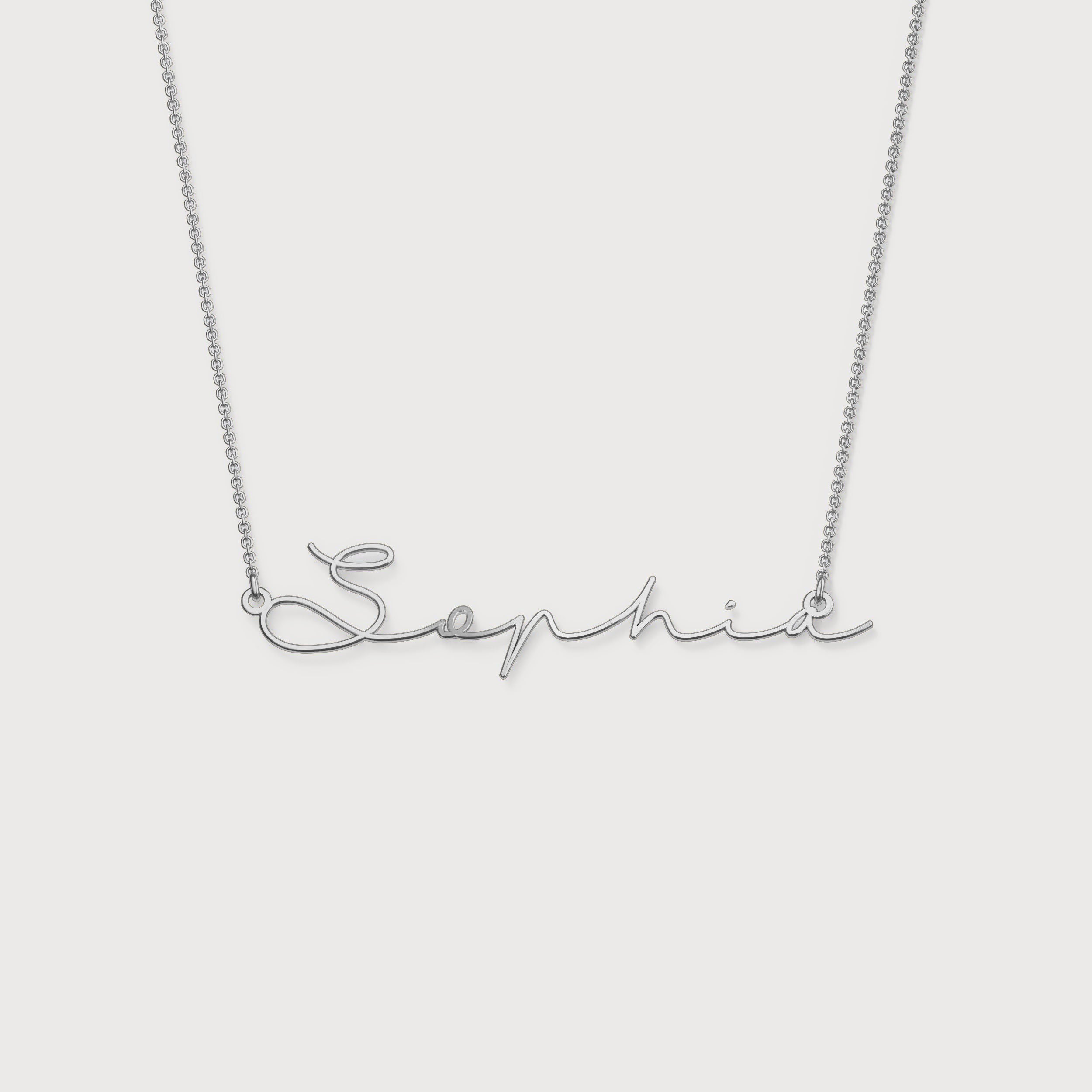 Mon amour name necklace discount