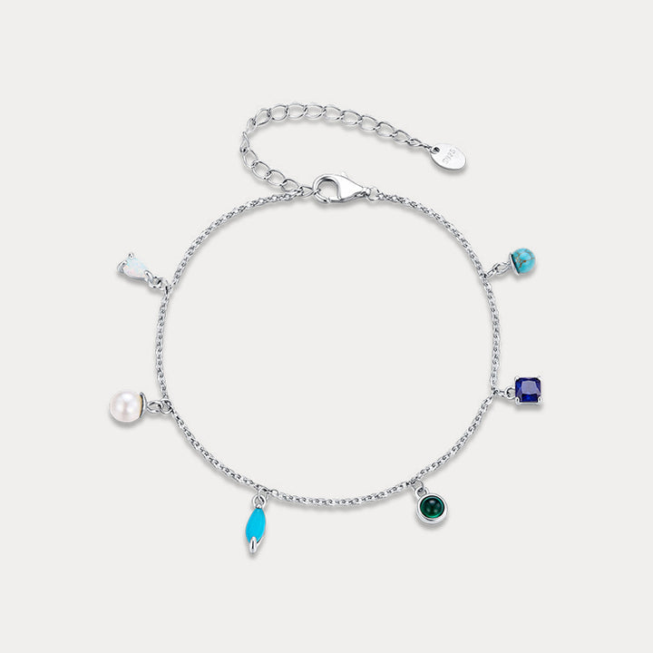 Opal Charm Bracelet