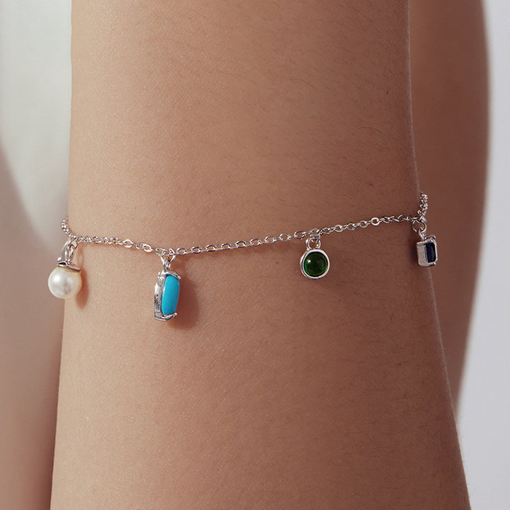 Opal Charm Bracelet