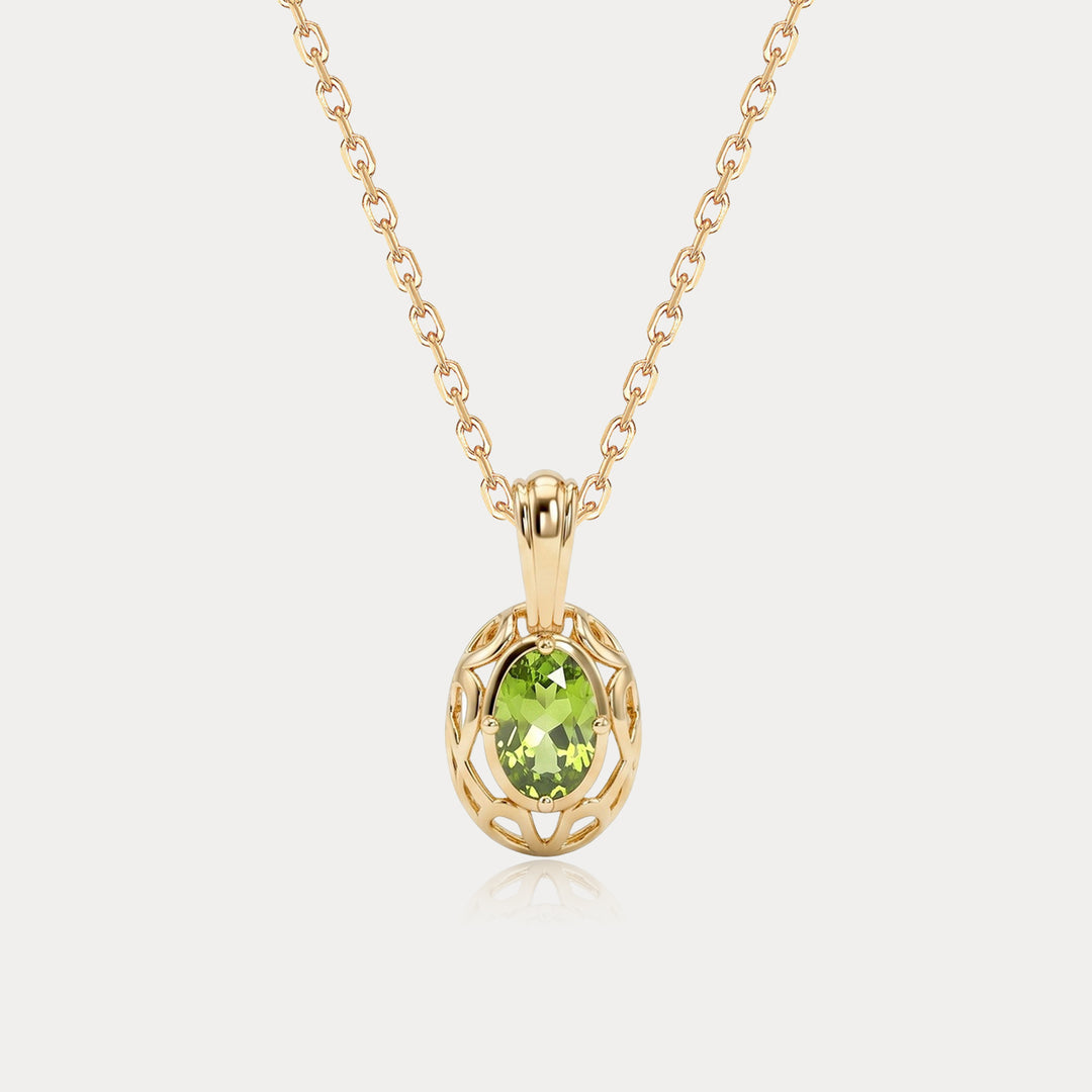 Peridot Birthstone Necklace