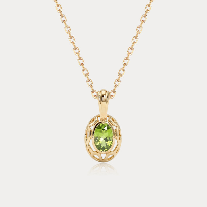 Peridot Birthstone Necklace