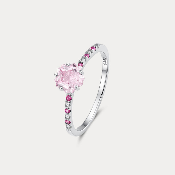 Pink Cherry Blossom Ring