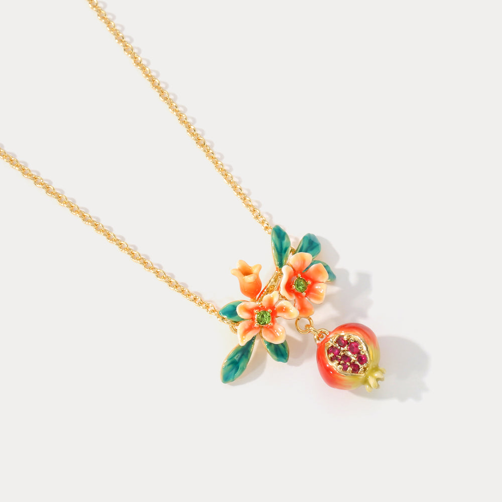 pomegranate necklace