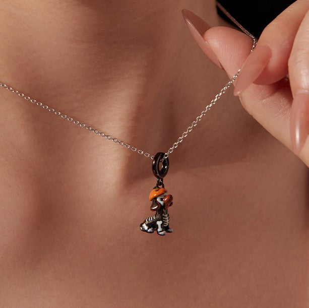 Selenichast Halloween Dog Necklace