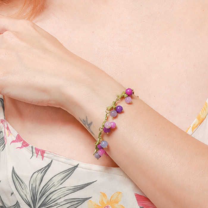 Purple Berry Bracelet