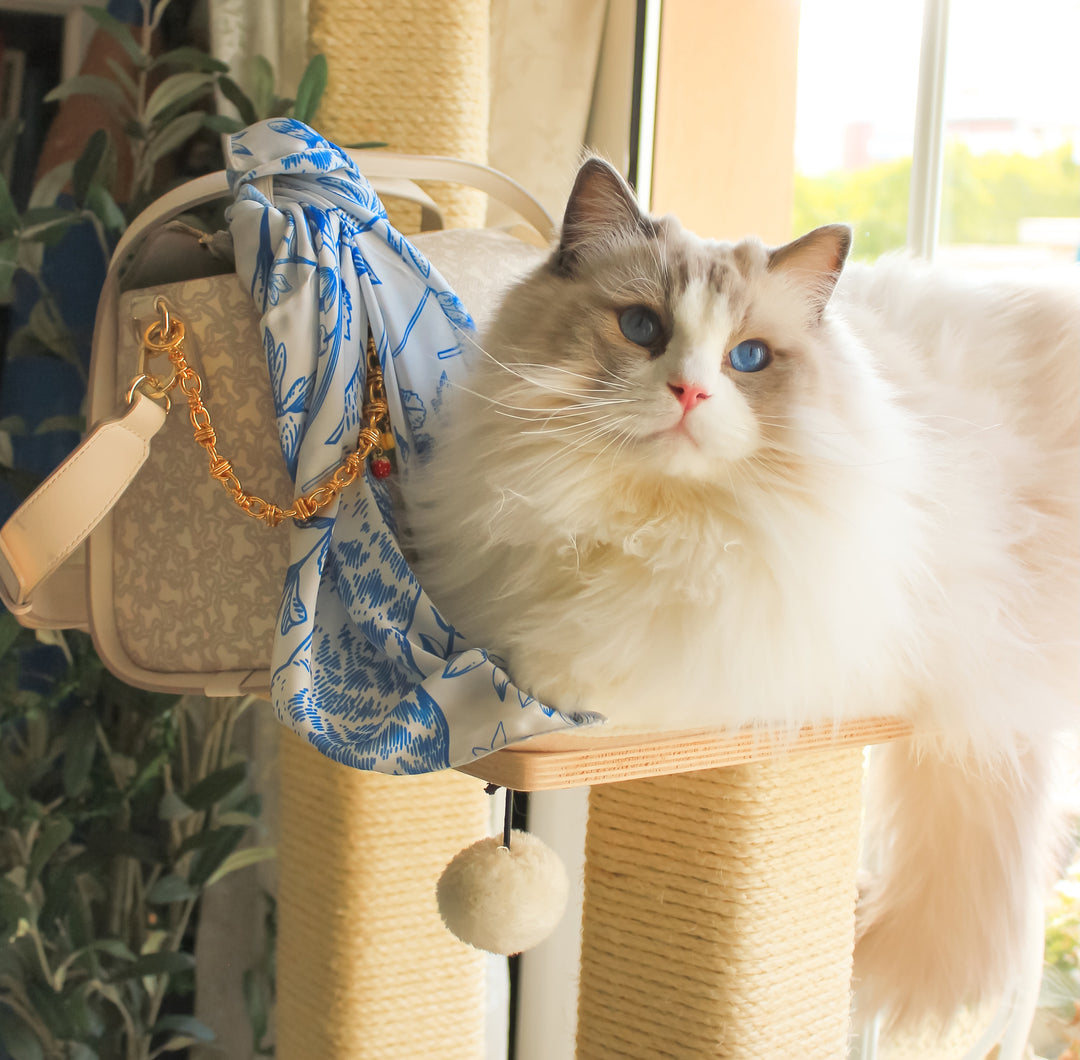 Rabbit Garden Square Scarf