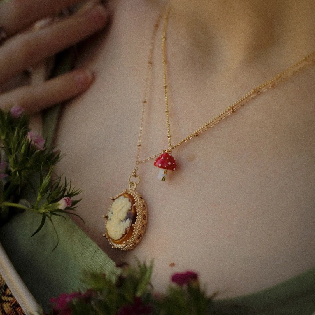 Mushroom Necklace