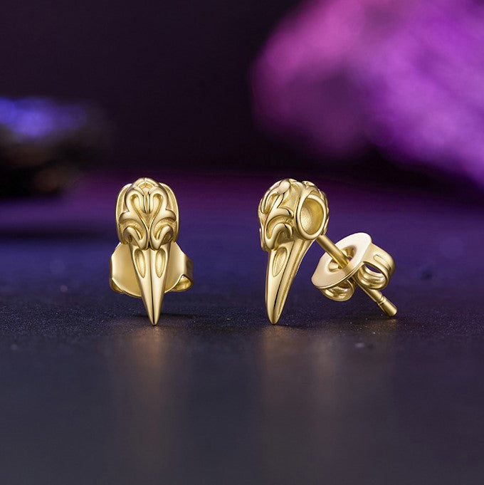 Selenichast Raven Earrings Gothic Jewelry