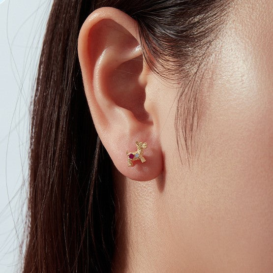 Schnauzer Stud Earrings