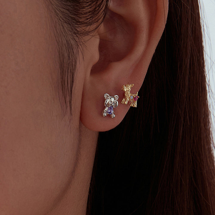 Schnauzer Stud Earrings