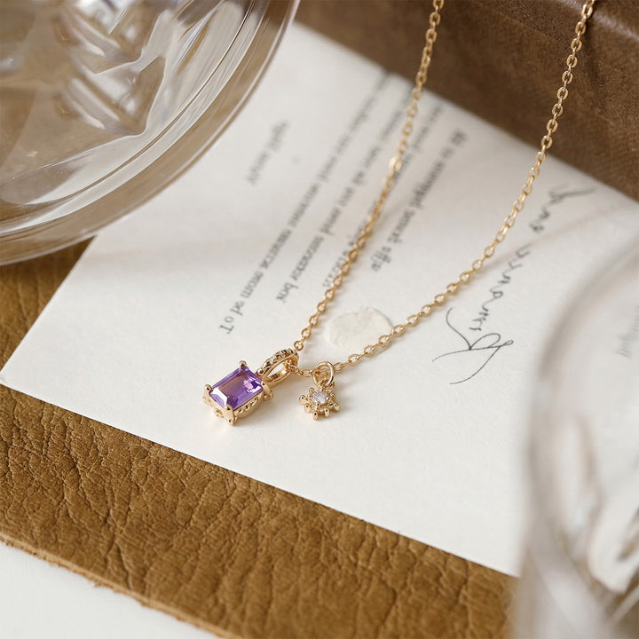 Amethyst Crystal Necklace
