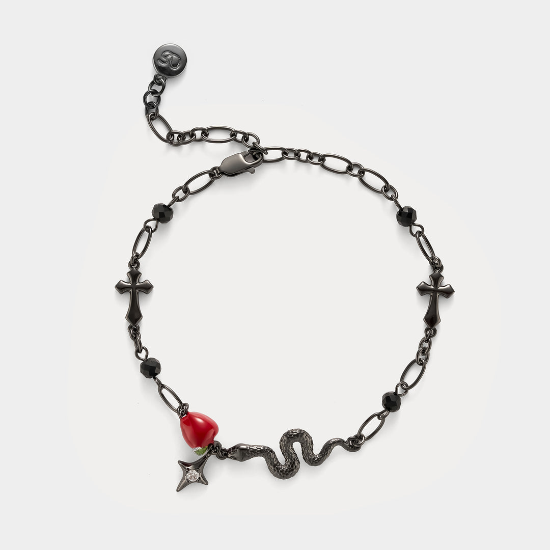 Snake and Apple Bracelet