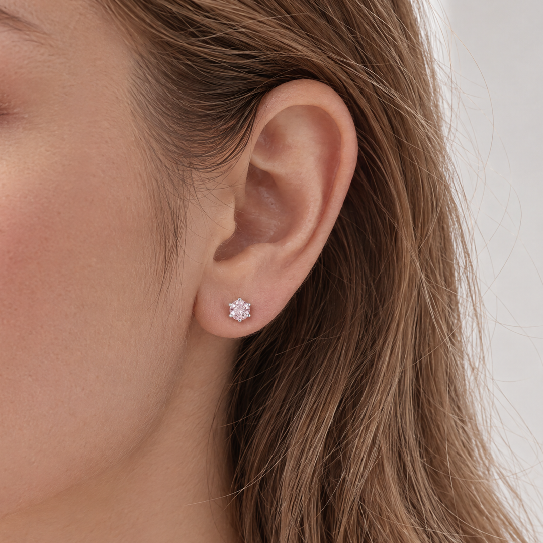 Pink Cherry Blossom Earrings