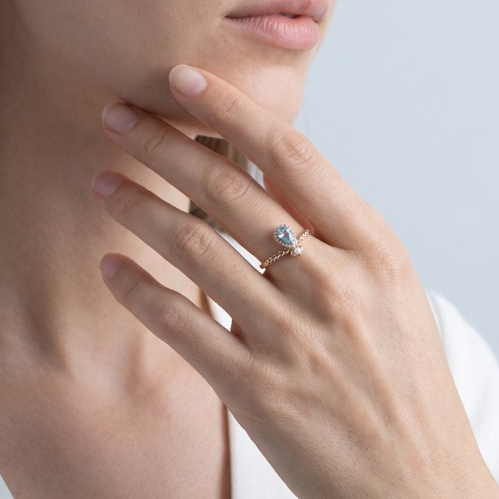 Blue Topaz Ring