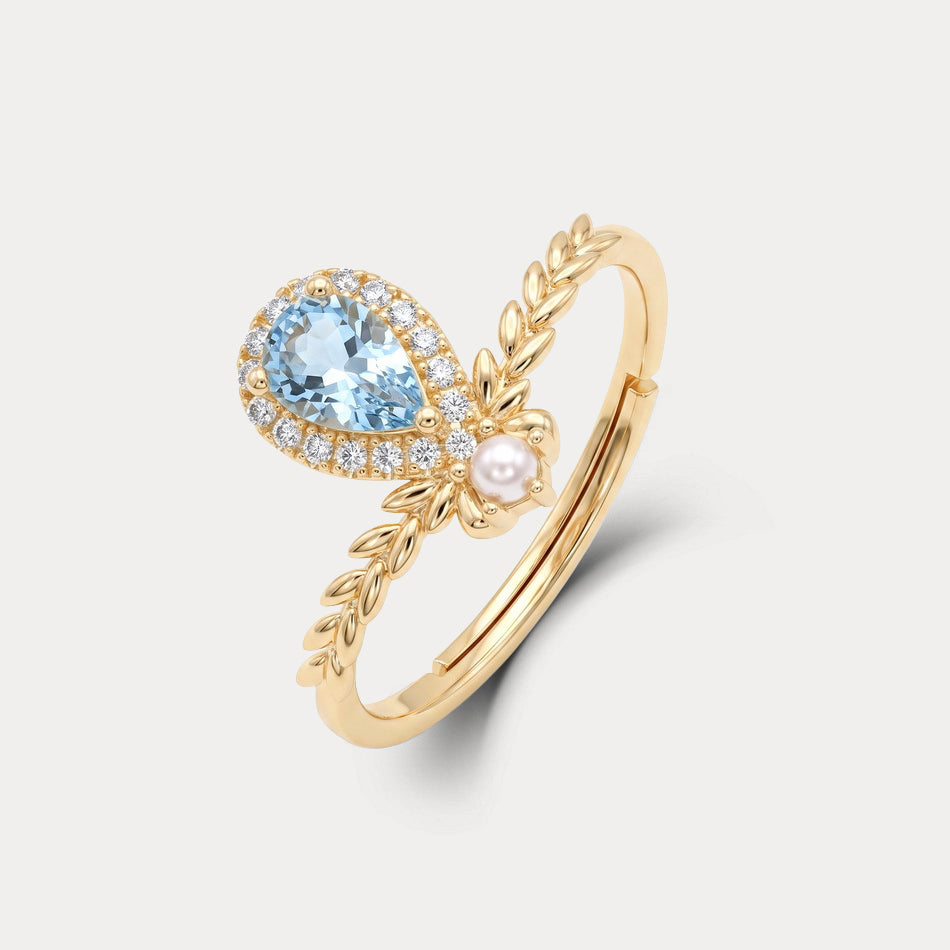 Blue Topaz Ring