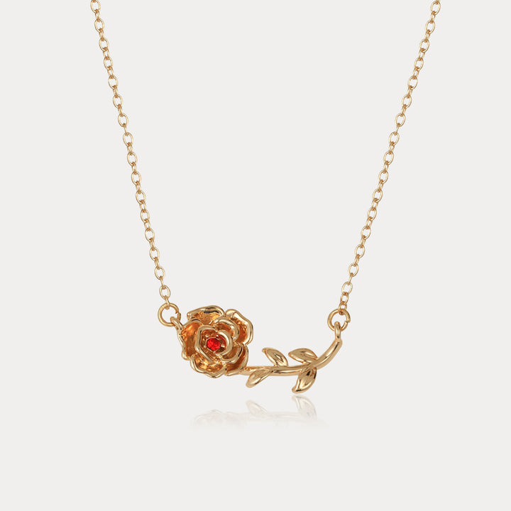 Carnation Necklace - January Birth Flower