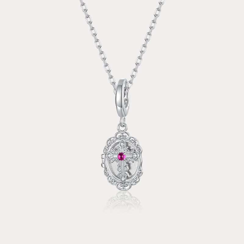 Cross Locket Necklace
