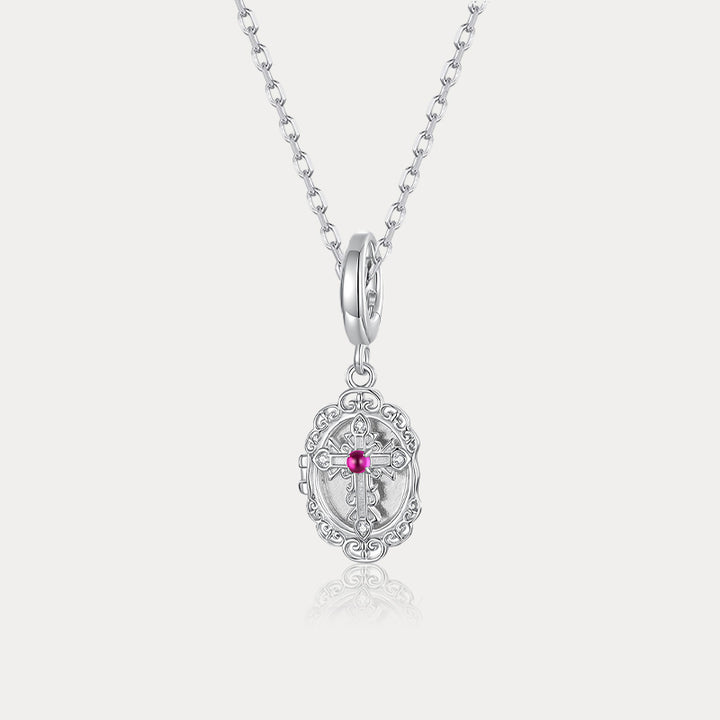 Cross Locket Necklace