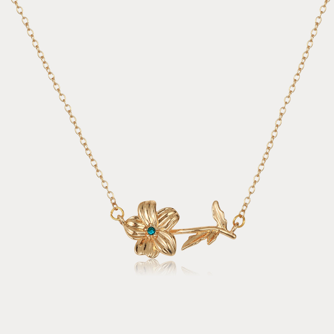 Hawthron Necklace - May Birth Flower