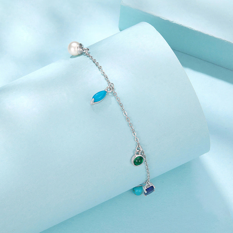 Opal Charm Bracelet