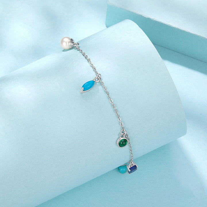 Opal Charm Bracelet
