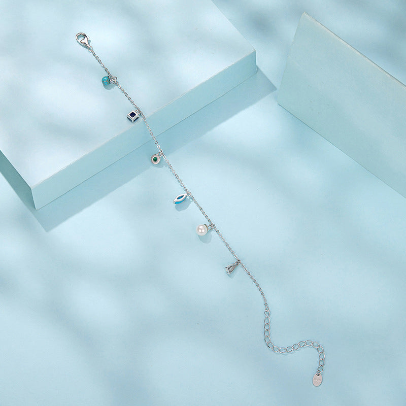 Opal Charm Bracelet