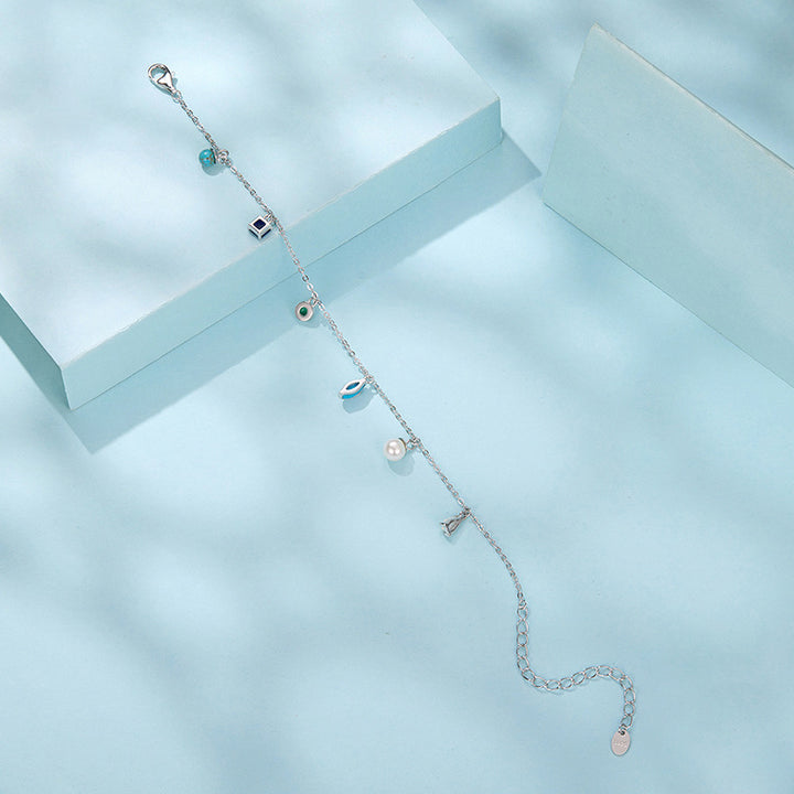 Opal Charm Bracelet