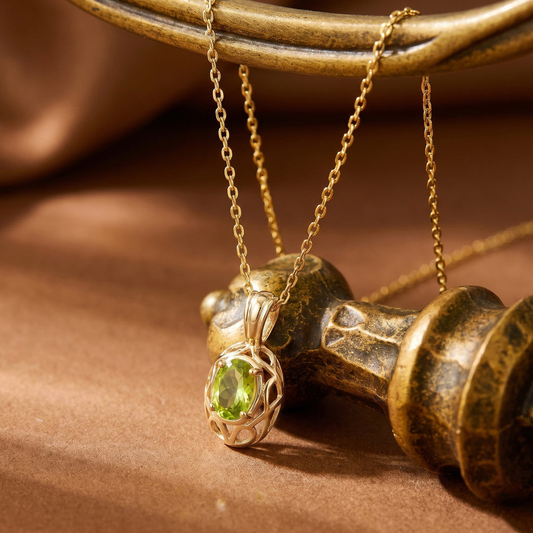 Peridot Birthstone Necklace
