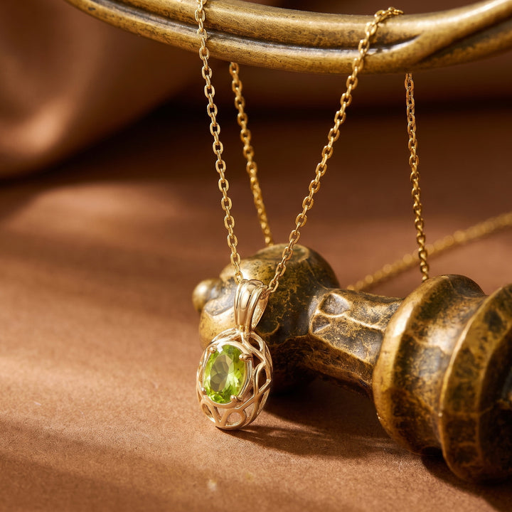 Peridot Birthstone Necklace