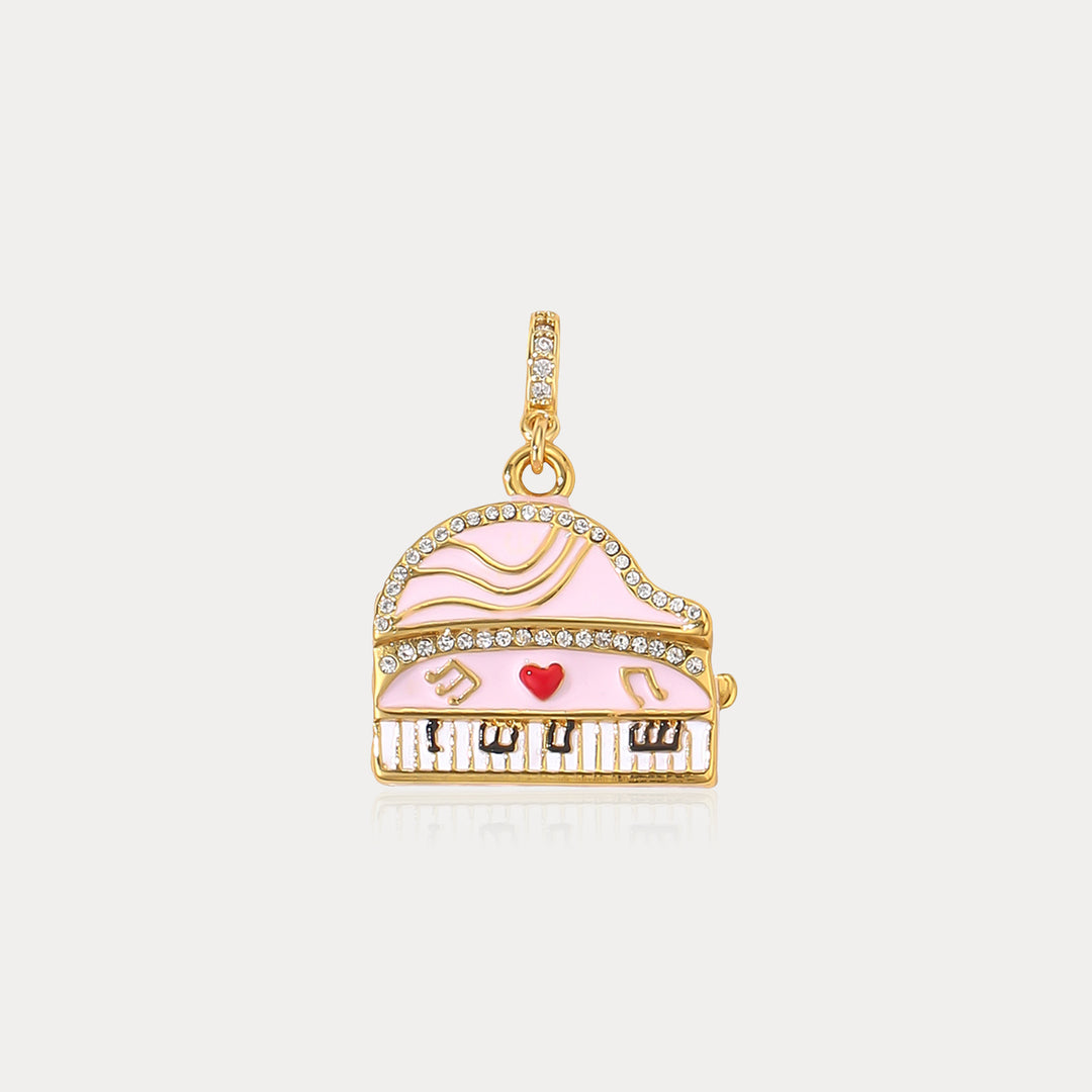 Piano Locket Charm