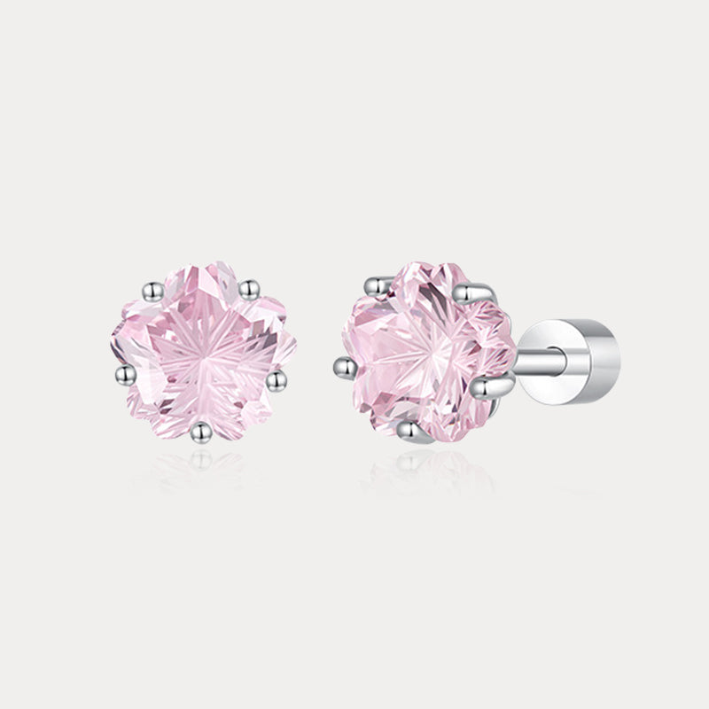 Pink Cherry Blossom Earrings