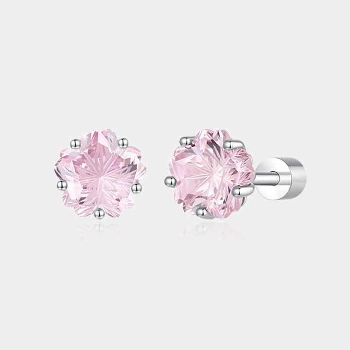 Pink Cherry Blossom Earrings
