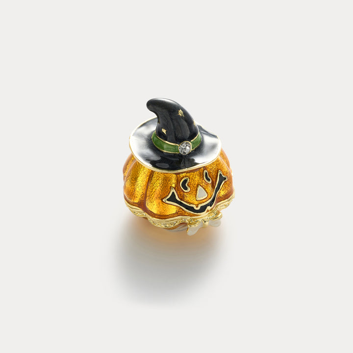 Selenichast Pumpkin Halloween Trinket Box Jewelry
