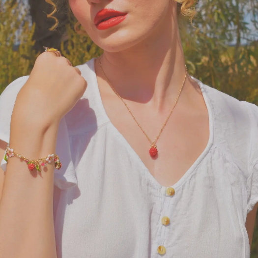 Raspberry Necklace