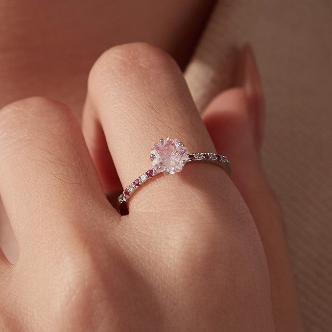 Pink Cherry Blossom Ring
