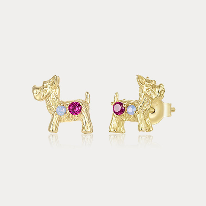 Schnauzer Stud Earrings