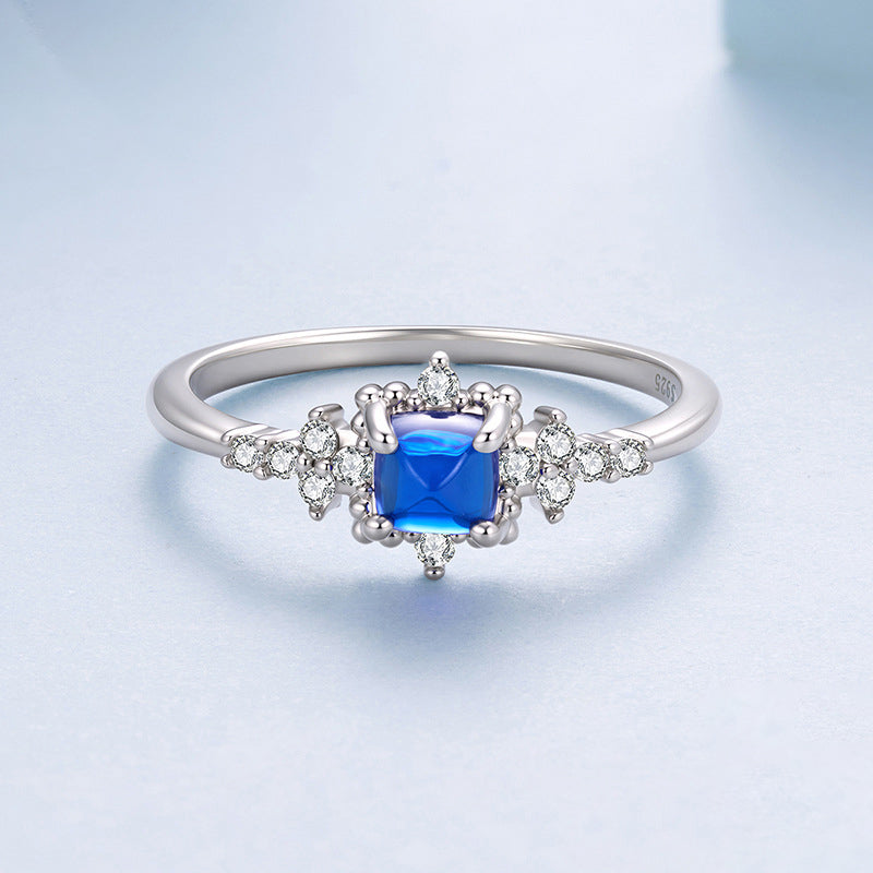 Blue Spinel Ring