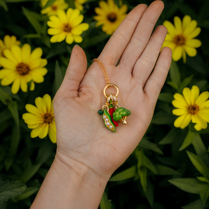 Vegetable Pendant Necklace