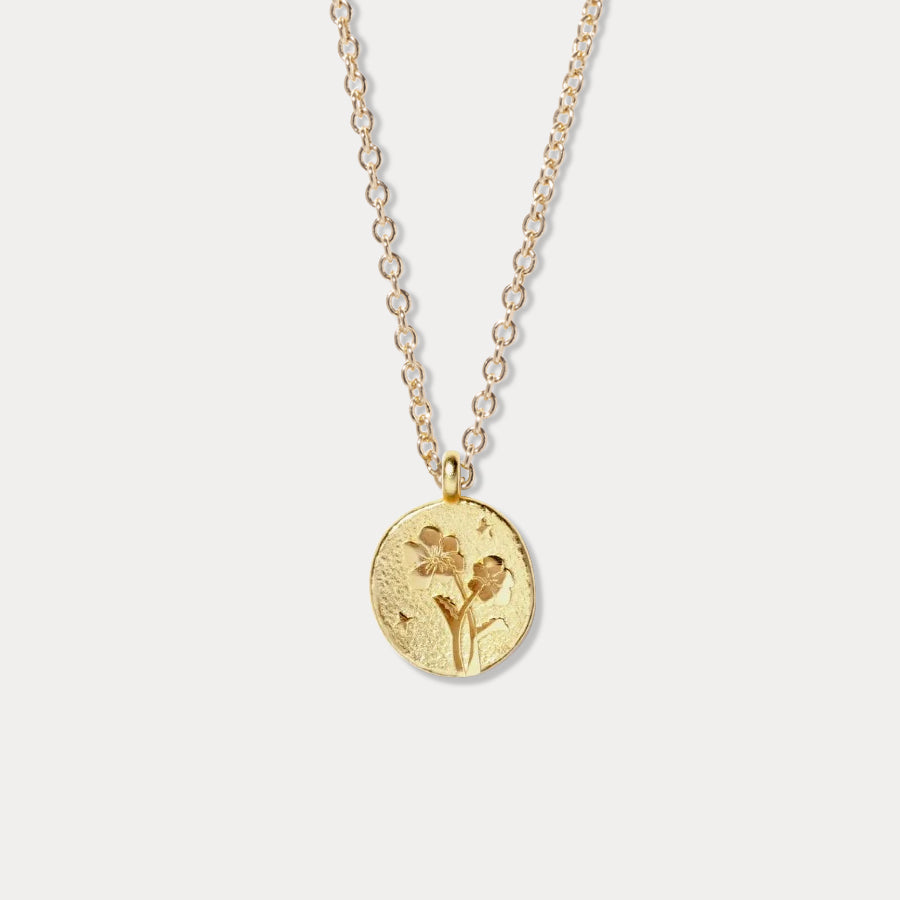 Violet Necklace - February Birth Flower