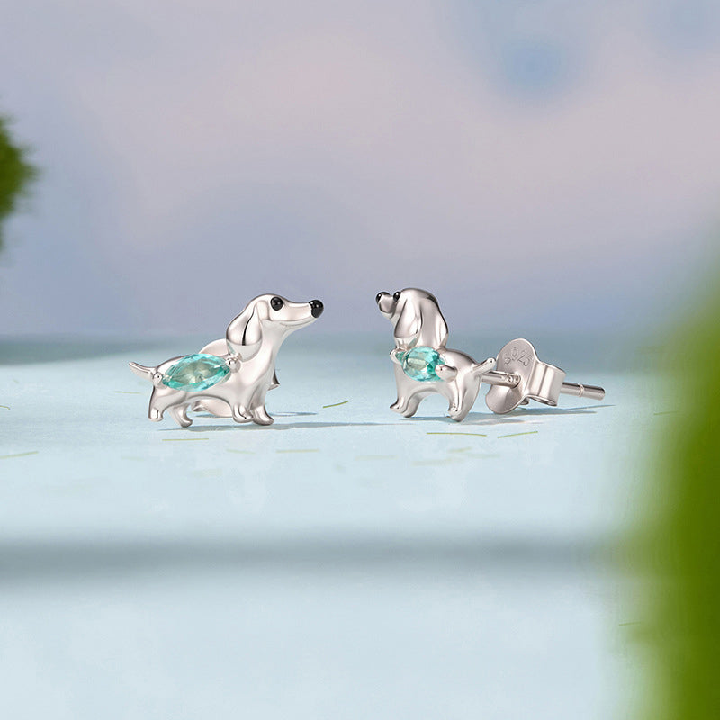 Dachshund Stud Earrings