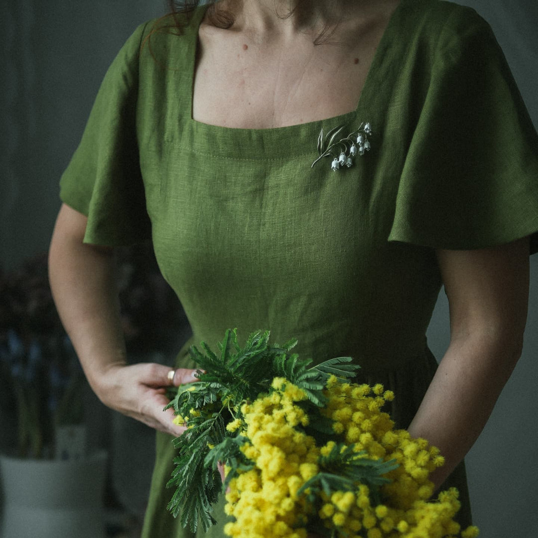 Lily Of The Valley Brooch