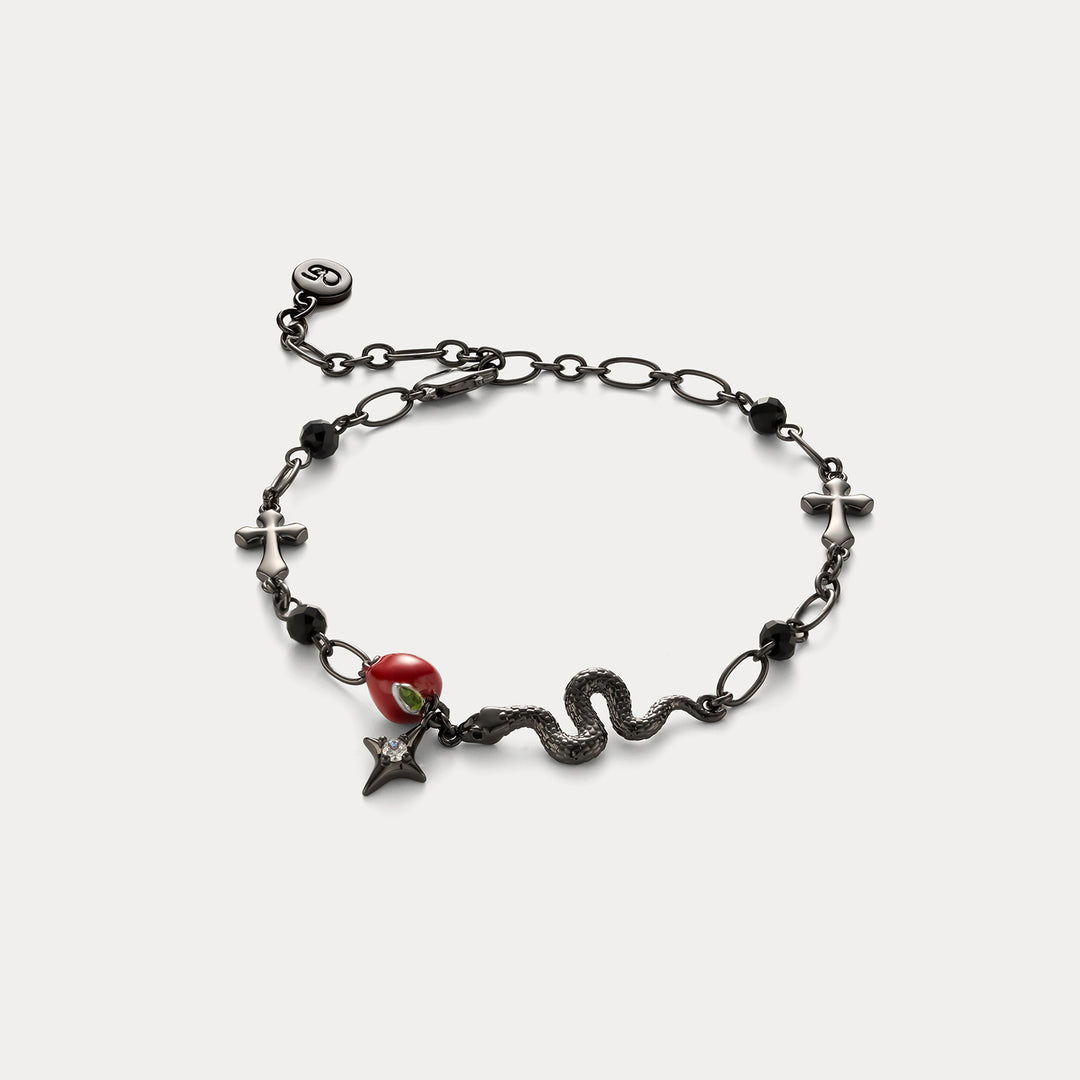 Snake and Apple Bracelet